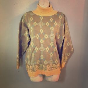 1980s women’s L turtleneck sweater